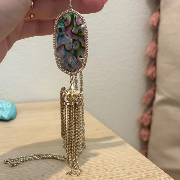 Kendra Scott abalone rayne necklace - Picture 2 of 3